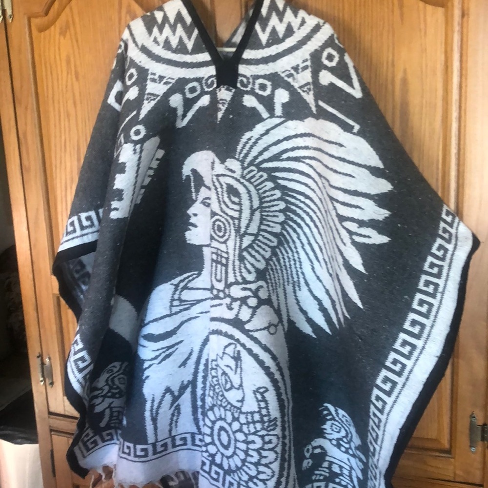 Double sided pancho